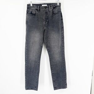 Good American Good Classic High Rise Jeans in Black115